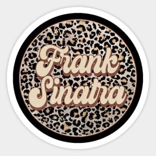 Classic Music Frank Personalized Name Circle Birthday Sticker